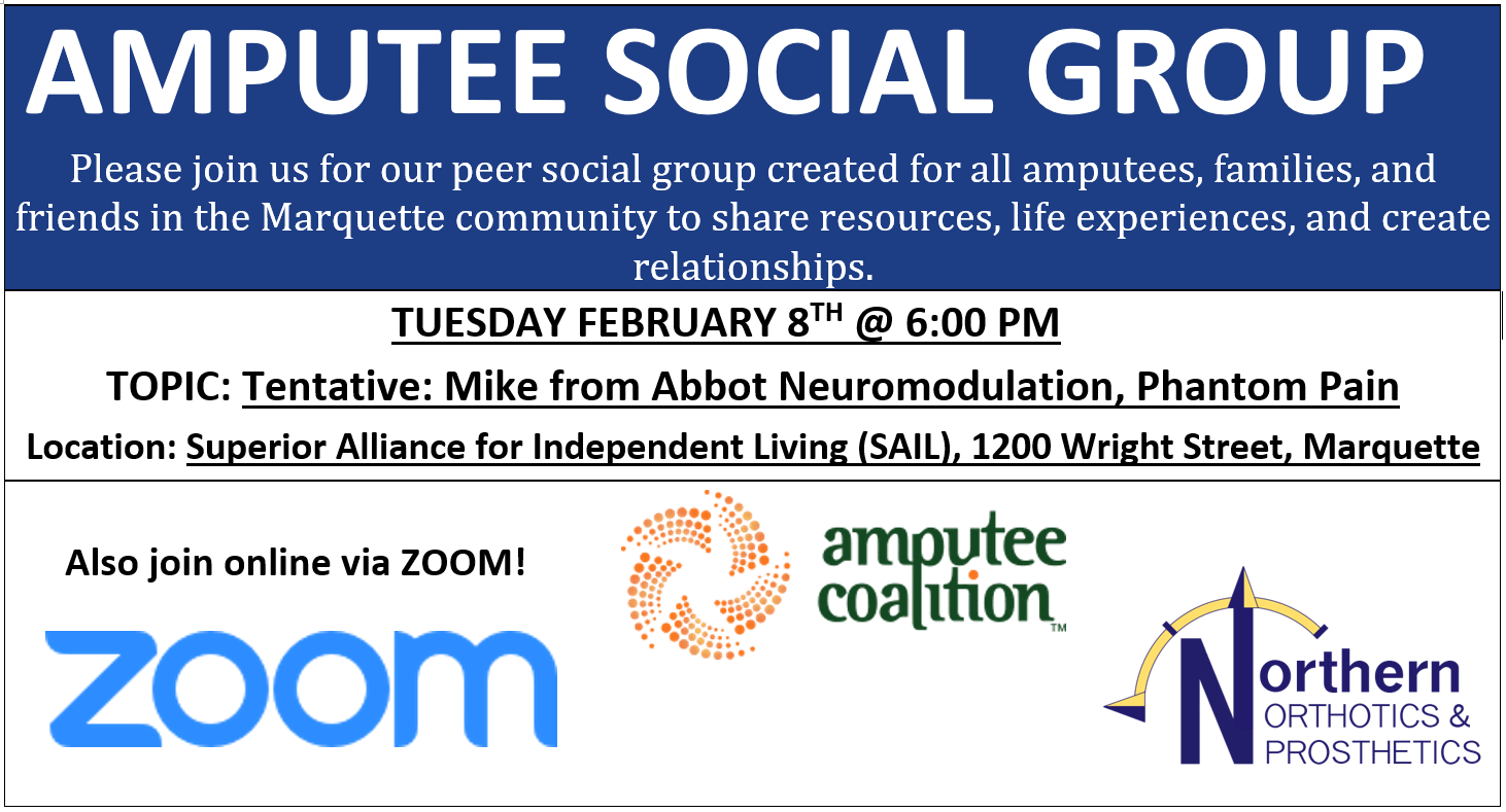 February 2022 Amputee Social Group
